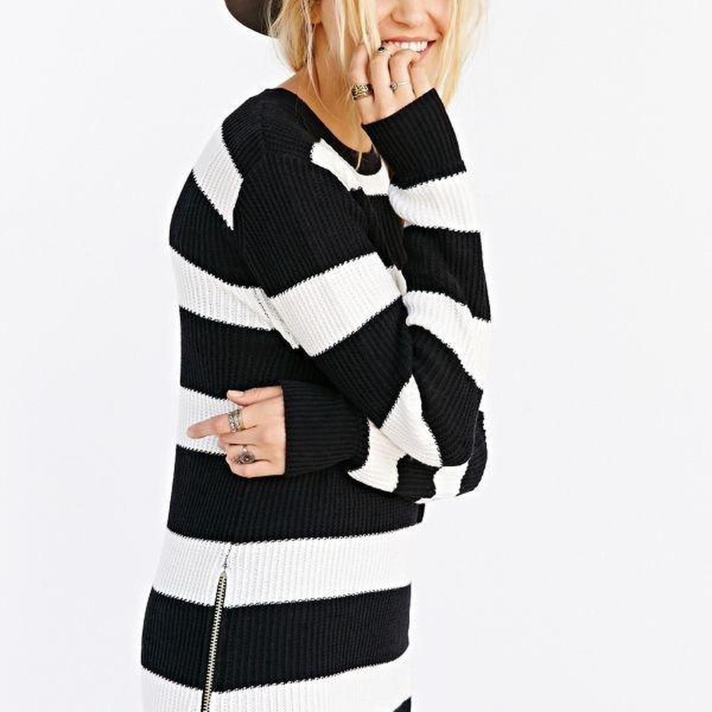 Striped Black and White Sweater